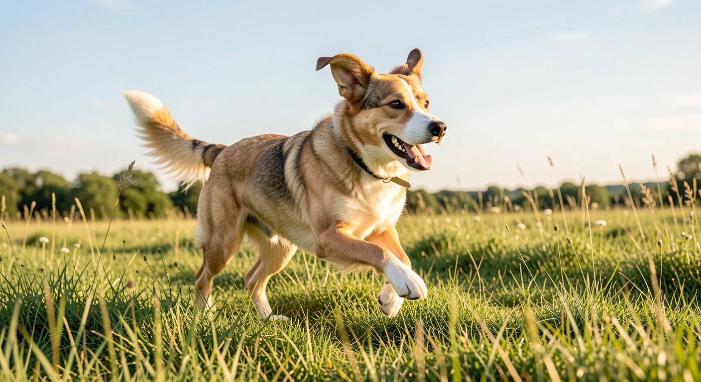 Dog Vaccination Schedule by Age: What Your Puppy and Adult Dog Need and When 4 Healthy adult dog running joyfully through green meadow
